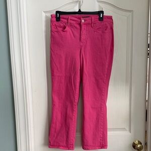 NYDJ Bright Pink Ankle Jeans